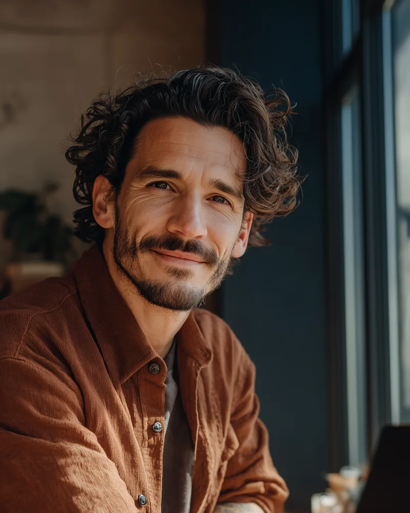 AI-generated portrait of Leo Castillo, Funnel & CRO Strategist at Academy of Advertising.