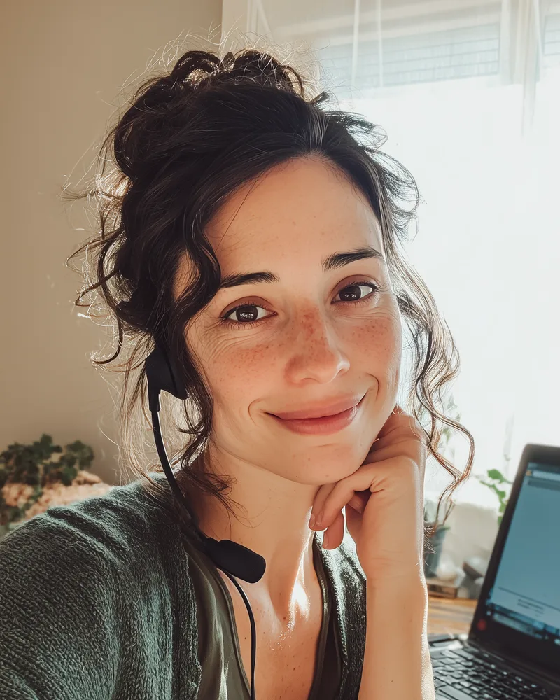 AI-generated portrait of Sonya Aristotle, Customer Support Specialist at Academy of Advertising.